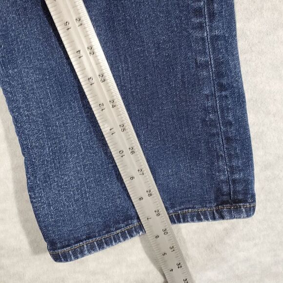 Lauren Ralph Lauren Jeans Womens 14 Blue Denim Flat Front Regular Fit Bootcut - Picture 6 of 11